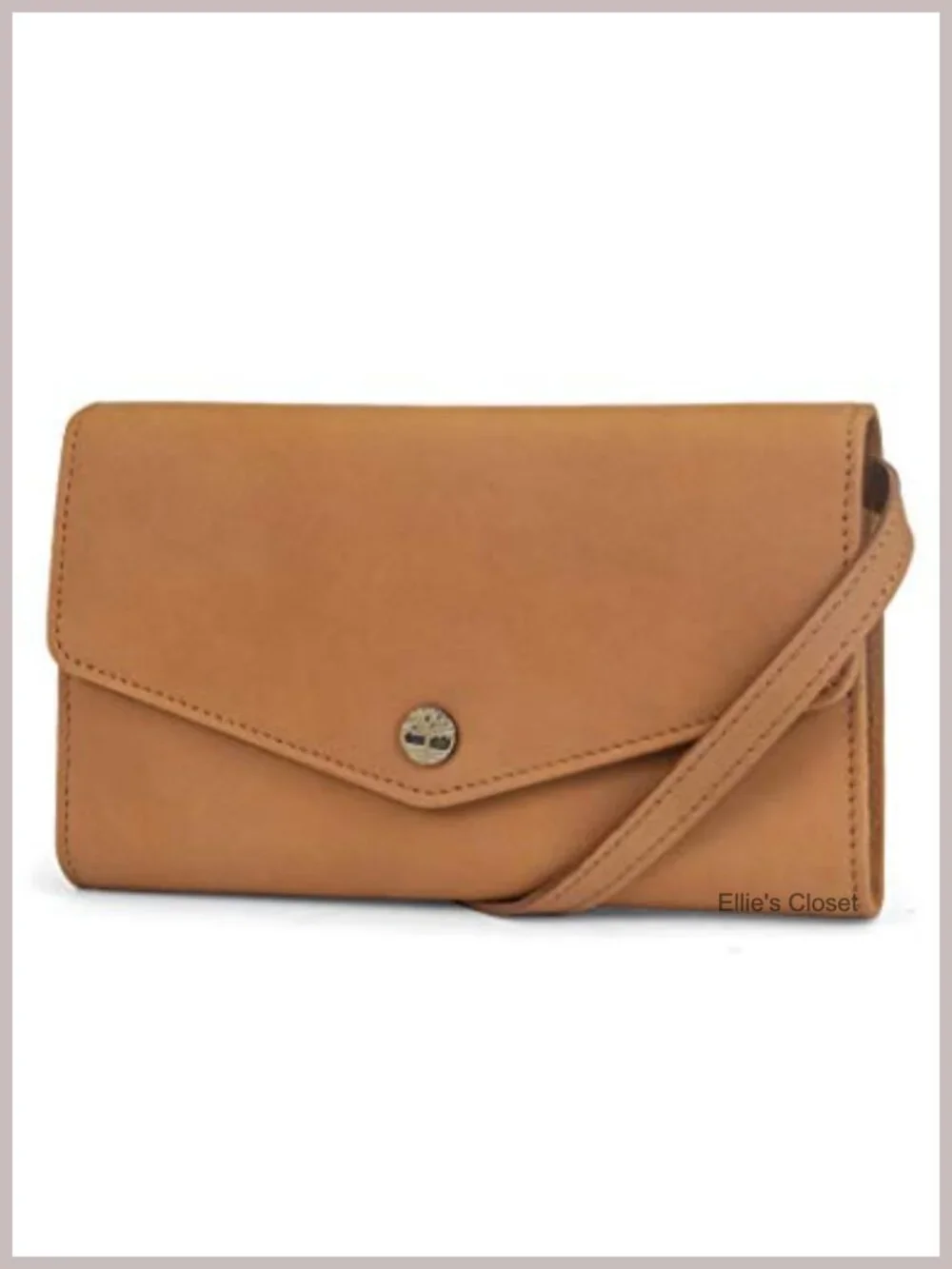 Leather RFID Crossbody Wallet Phone Bag with Detachable Strap